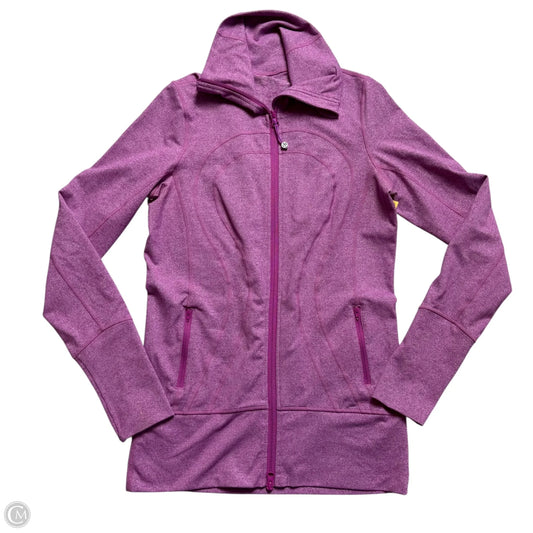 Athletic Jacket By Lululemon In Purple, Size: S