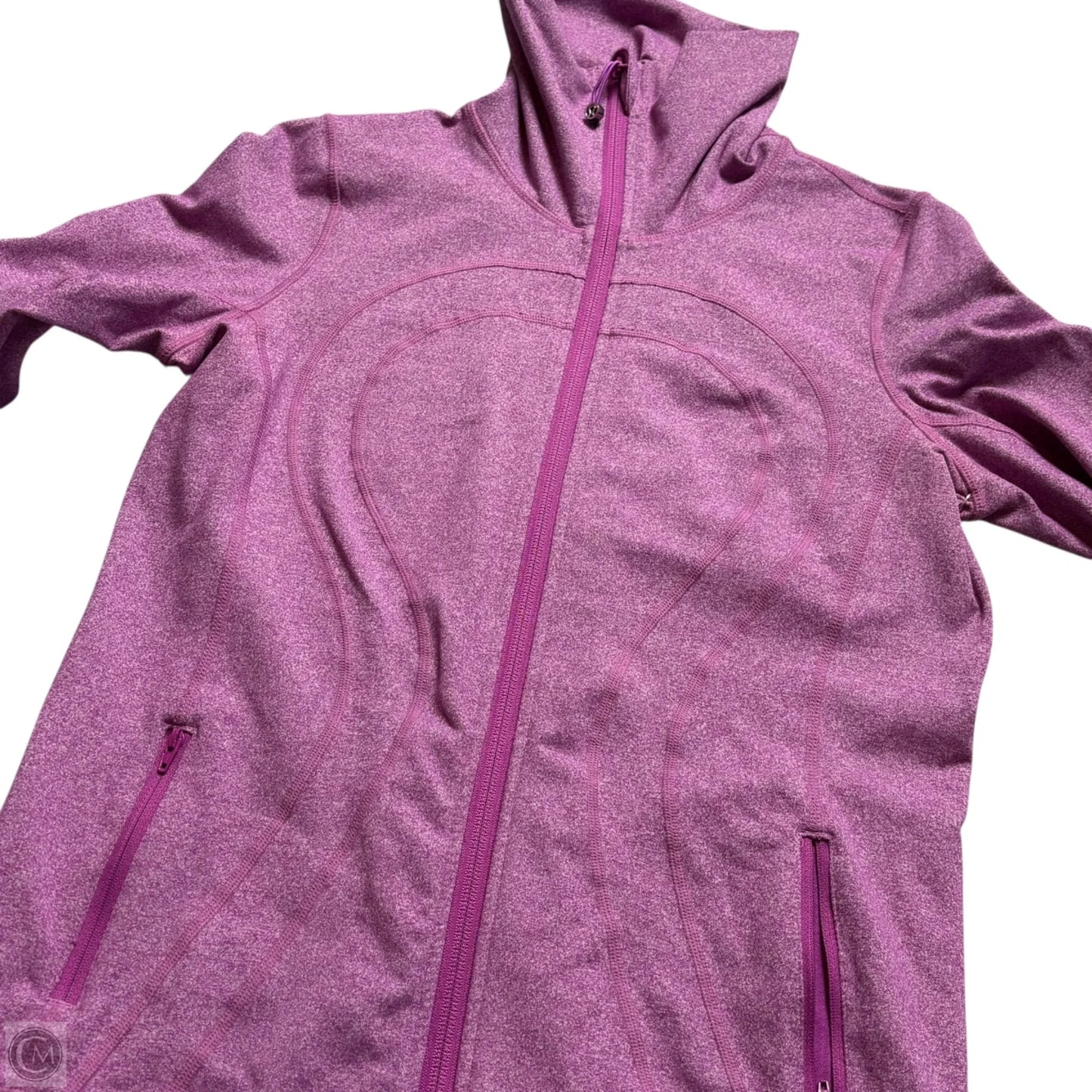 Athletic Jacket By Lululemon In Purple, Size: S