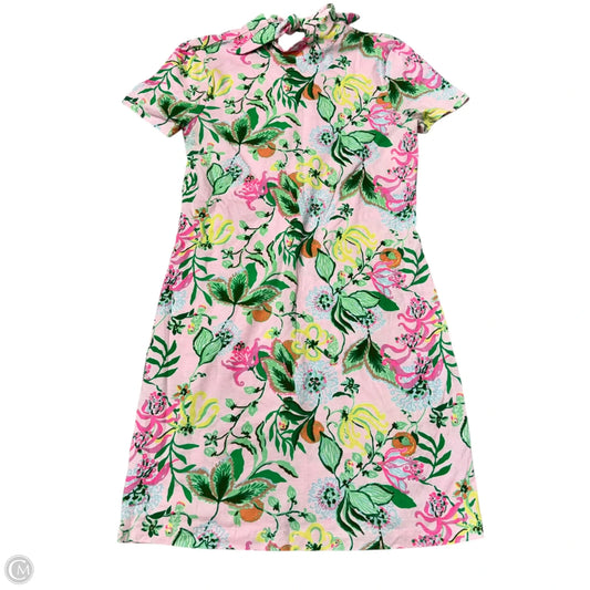 Dress Designer By Lilly Pulitzer In Green & Pink, Size: S