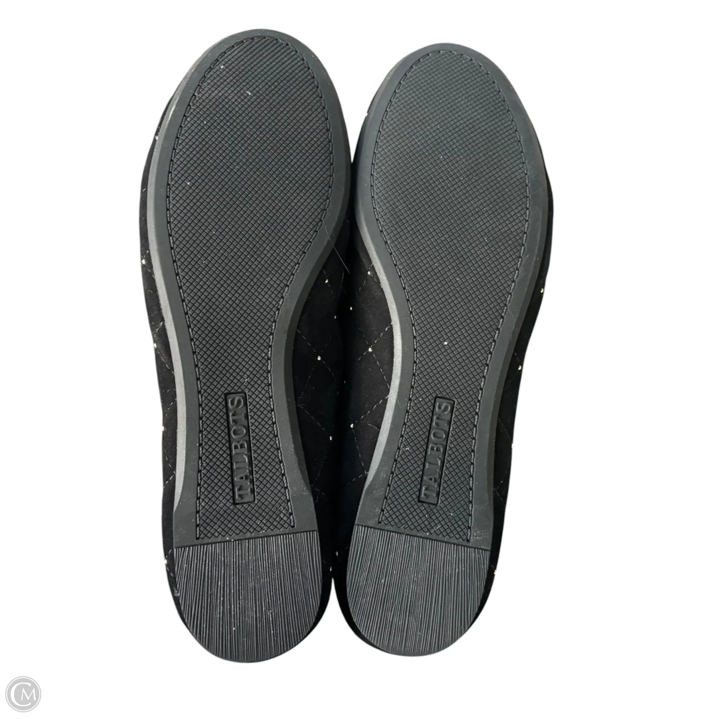 Shoes Flats By Talbots In Black & Gold, Size: 7