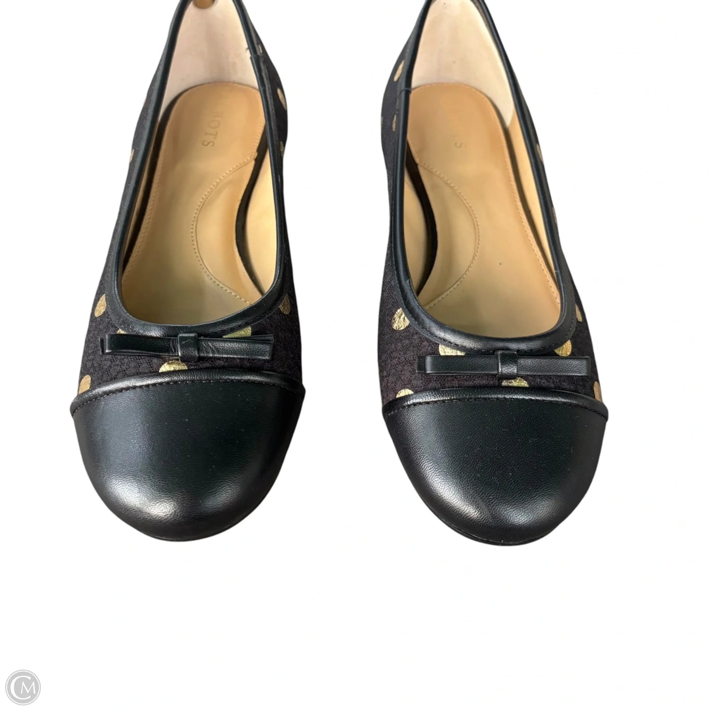 Shoes Flats By Talbots In Black, Size: 7