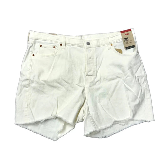 Shorts By Levis In White Denim, Size: 20