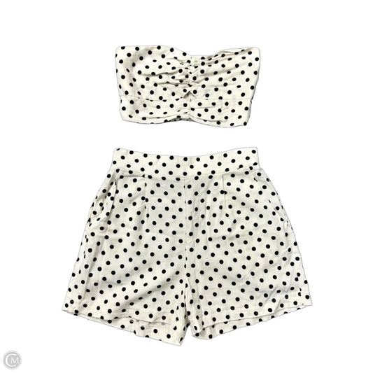 Shorts Set By Monteau In Polkadot Pattern, Size: M