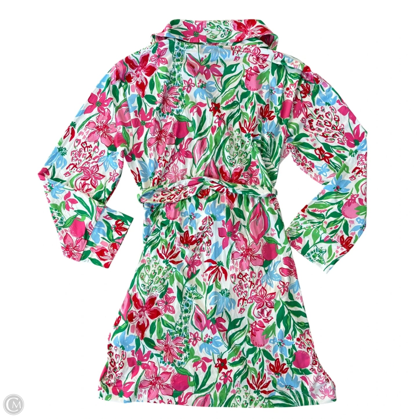 Kimono Designer By Lilly Pulitzer In Tropical Print, Size: M