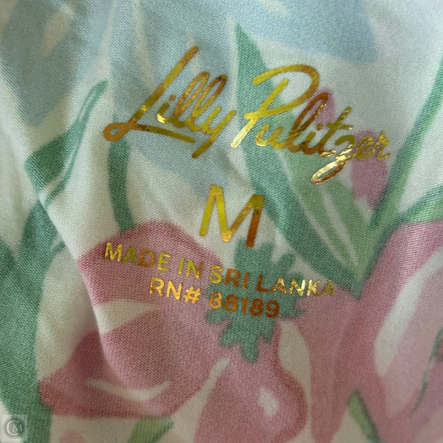 Kimono Designer By Lilly Pulitzer In Tropical Print, Size: M