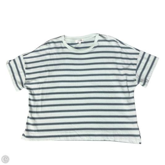 Top Short Sleeve Basic By Haven In Striped Pattern, Size: Xl