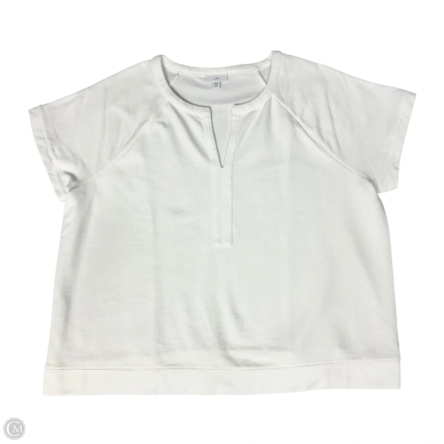 Top Short Sleeve By J. Jill In White, Size: Xlp