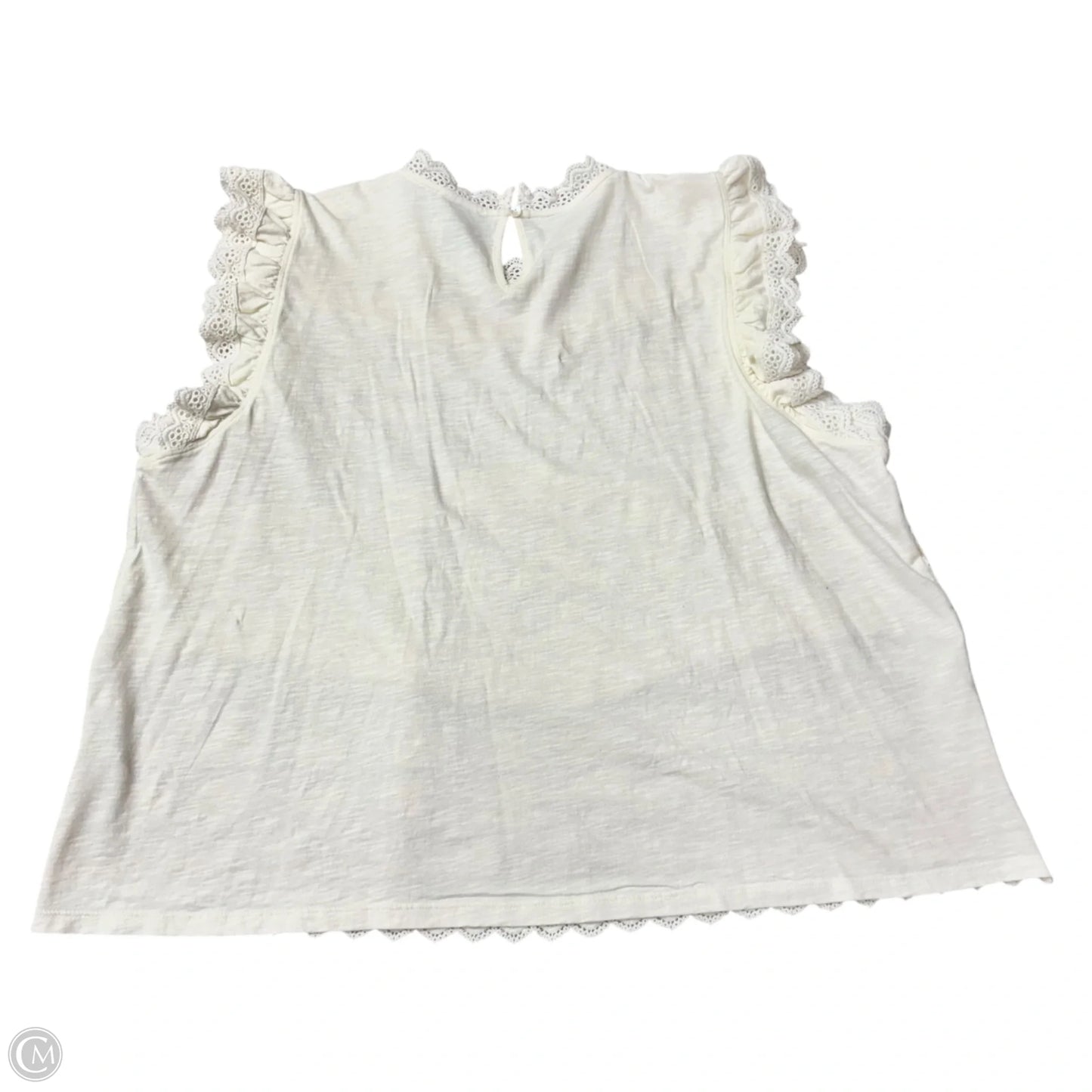 Top Sleeveless By Sundance In Cream, Size: Xxl