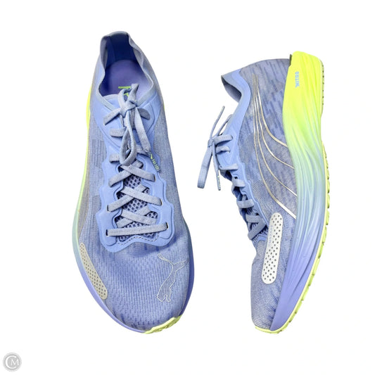 Shoes Athletic By Puma In Blue & Green, Size: 8.5