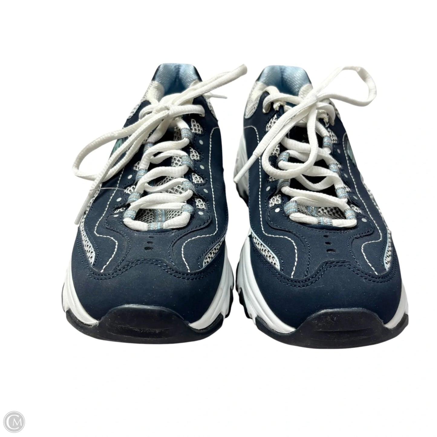 Shoes Athletic By Skechers In Blue & White, Size: 7.5