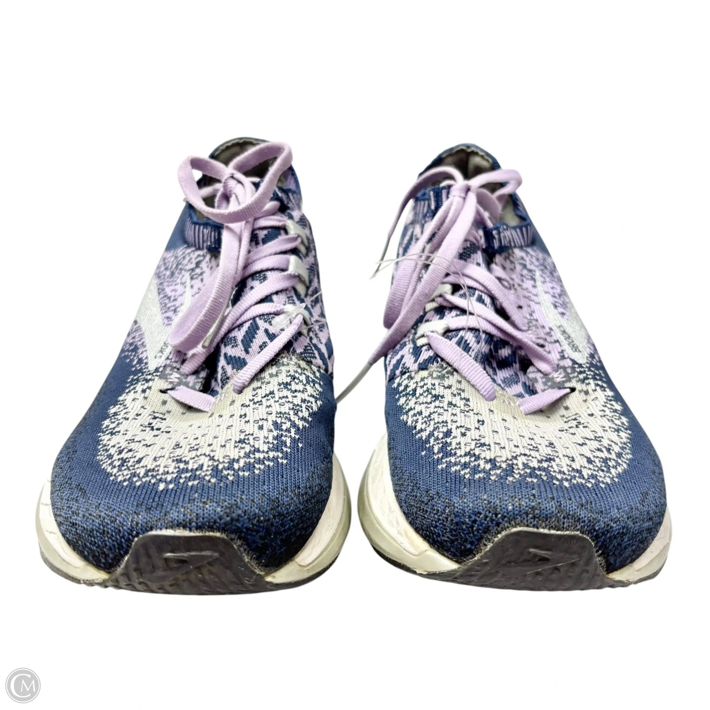 Shoes Sneakers By Brooks In Blue & Purple, Size: 7.5