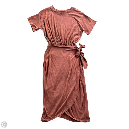 Dress Casual Midi By Free People In Brown, Size: M