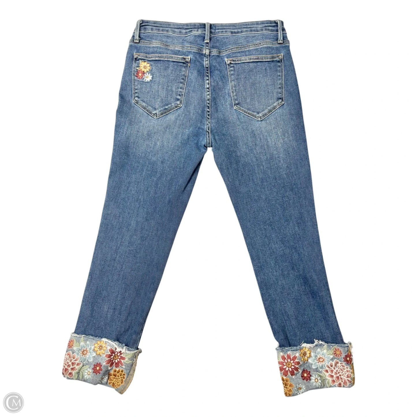 Jeans Cropped By Driftwood In Blue Denim, Size: 8