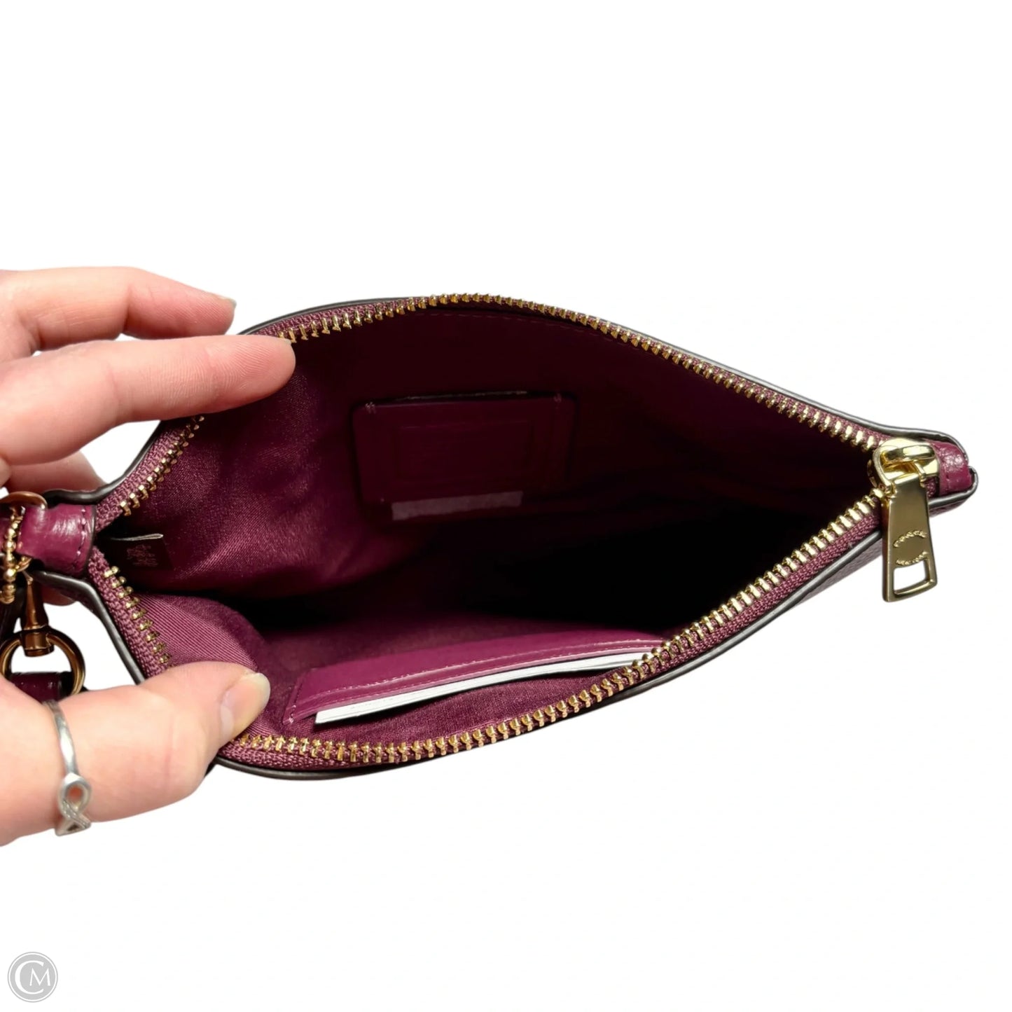 Wristlet Designer By Coach, Size: Medium