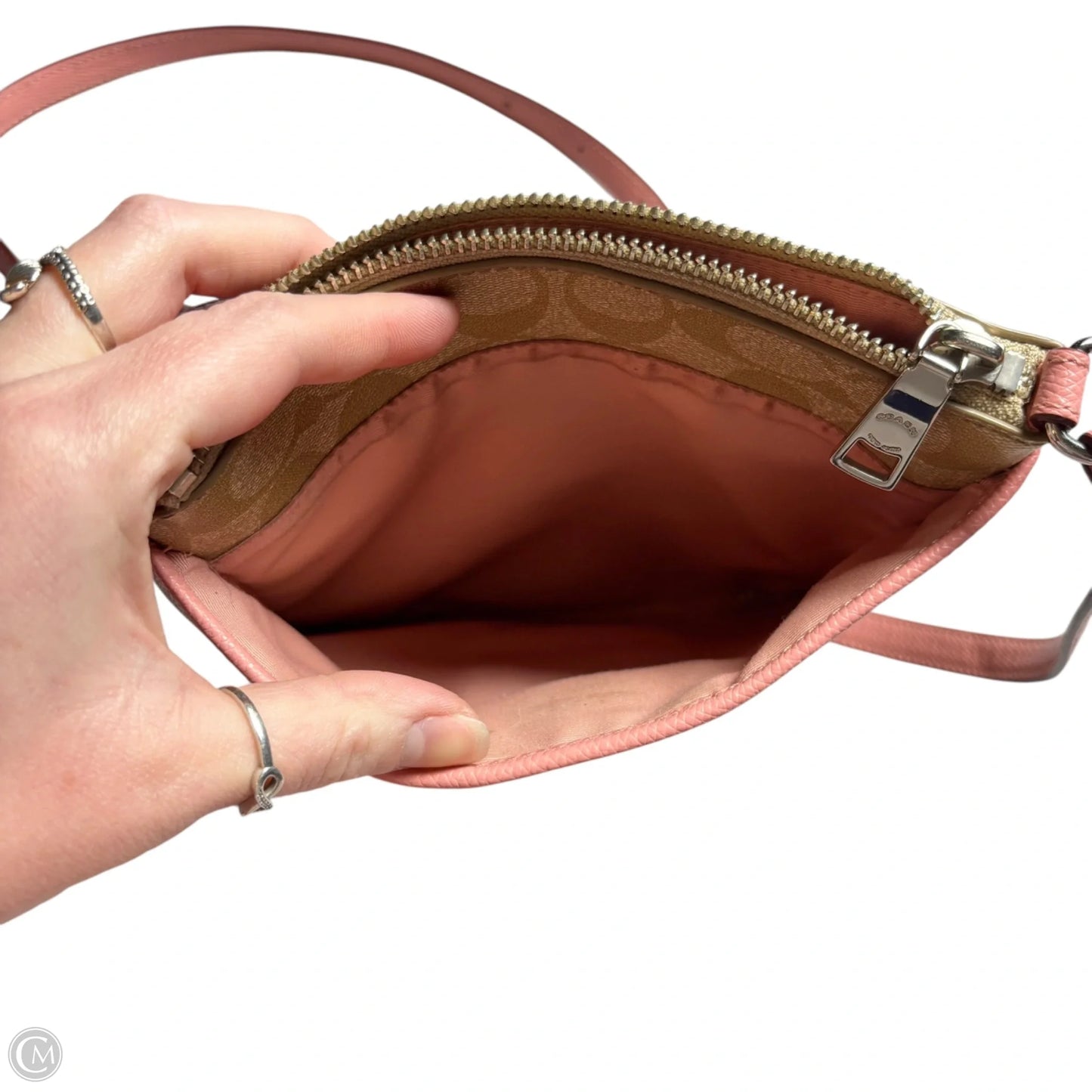 Crossbody Designer By Coach, Size: Medium