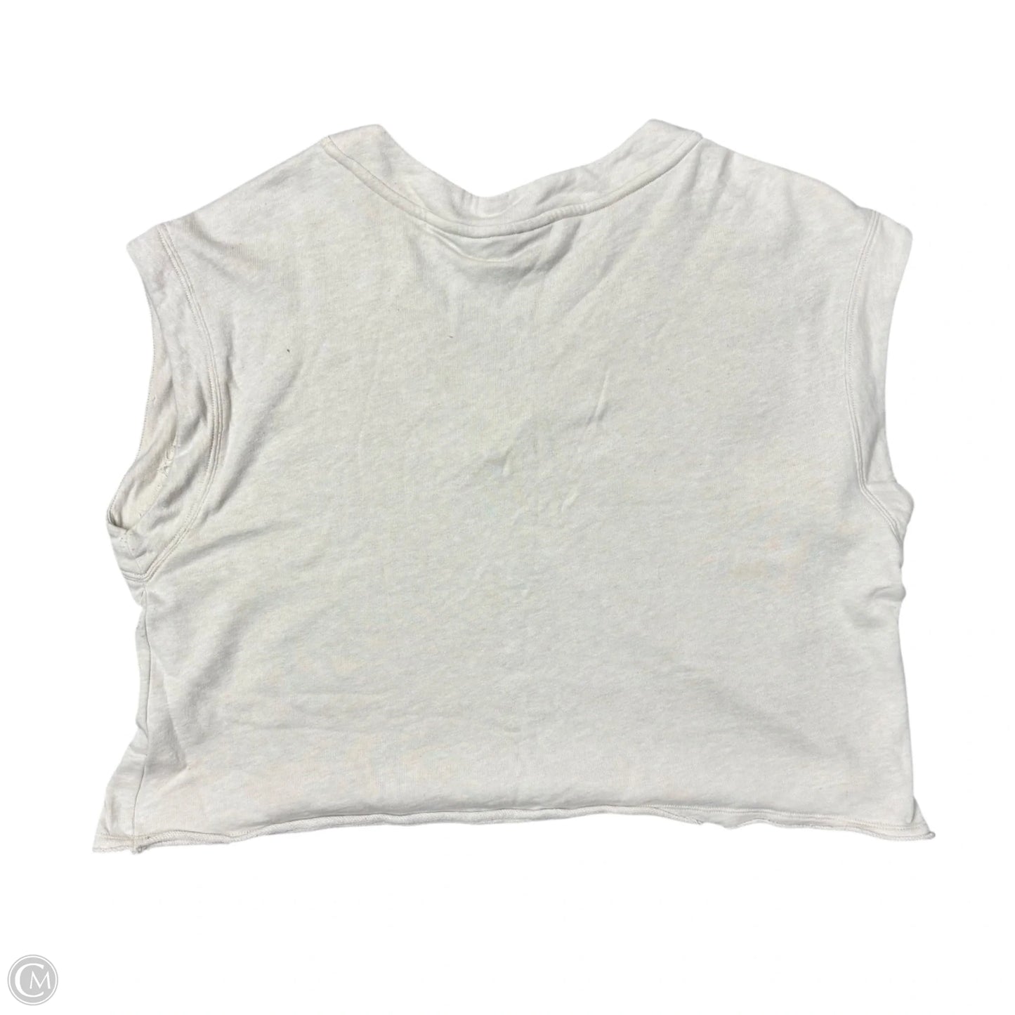 Top Short Sleeve By Maeve In Cream, Size: 1x
