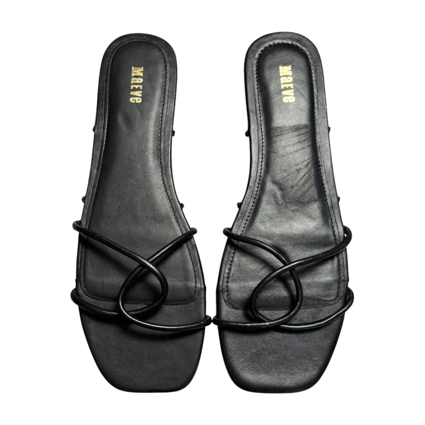 Sandals Flats By Maeve In Black, Size: 9