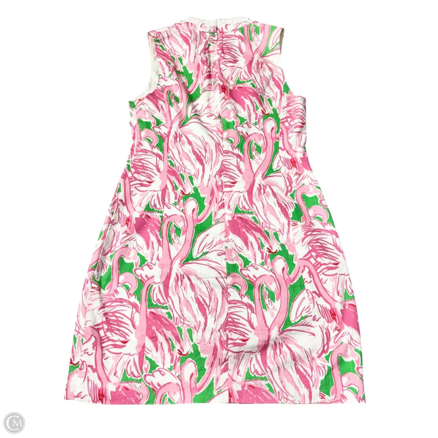 Dress Designer By Lilly Pulitzer In Pink & White, Size: Xs