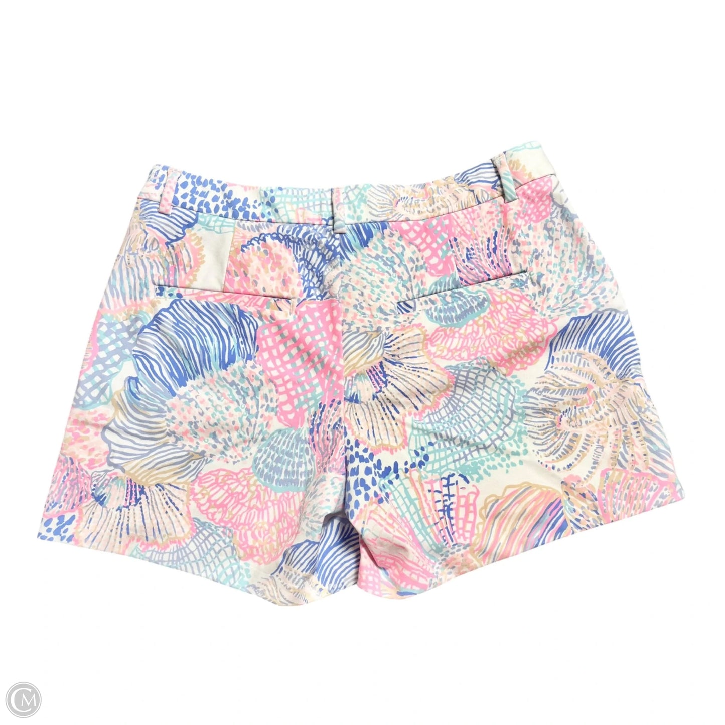 Shorts Designer By Lilly Pulitzer In Pink & White, Size: 8