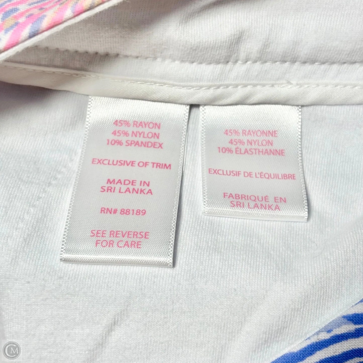 Shorts Designer By Lilly Pulitzer In Pink & White, Size: 8