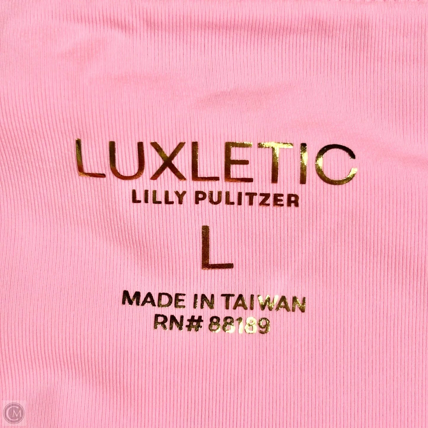 Pants Designer By Lilly Pulitzer In Pink & White, Size: L