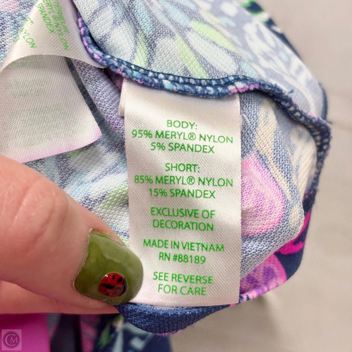 Skort Designer By Lilly Pulitzer In Blue & Pink, Size: S