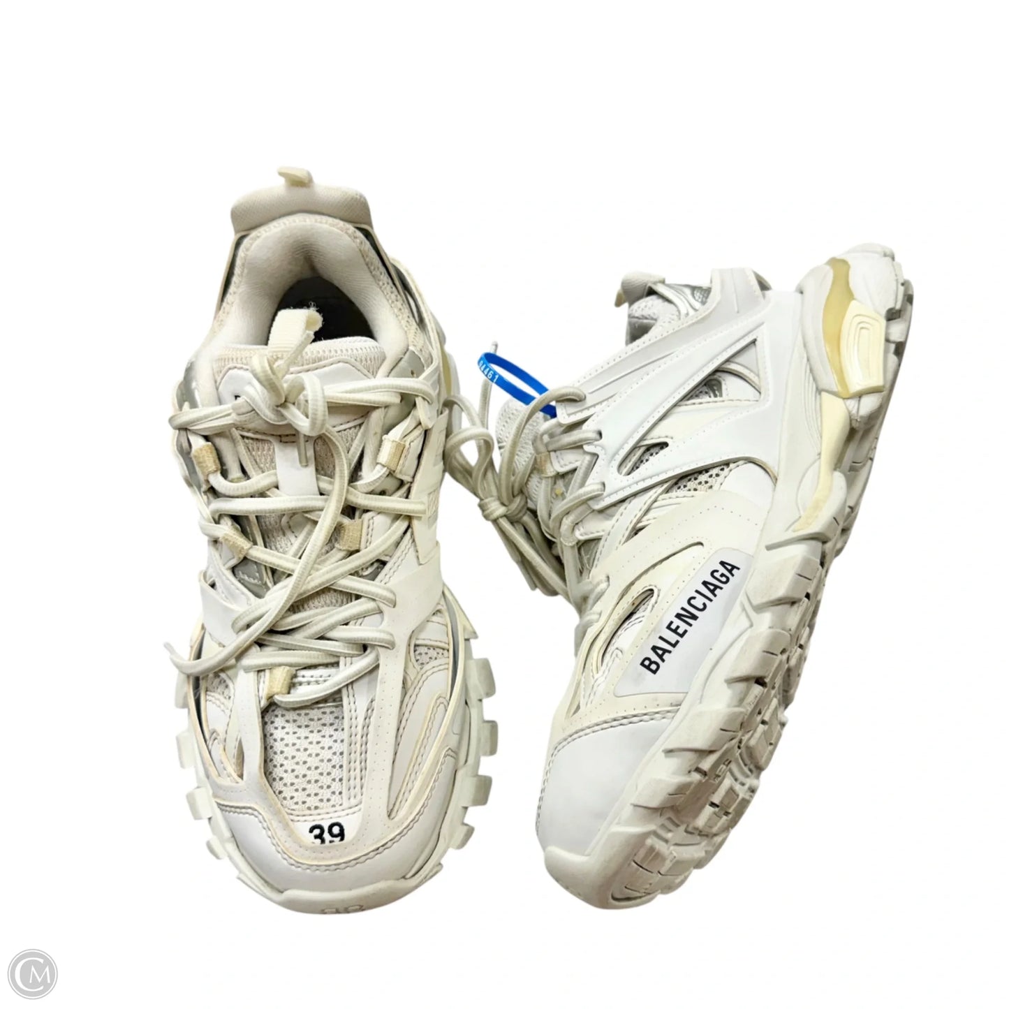 Shoes Luxury Designer By Balenciaga In White, Size: 9
