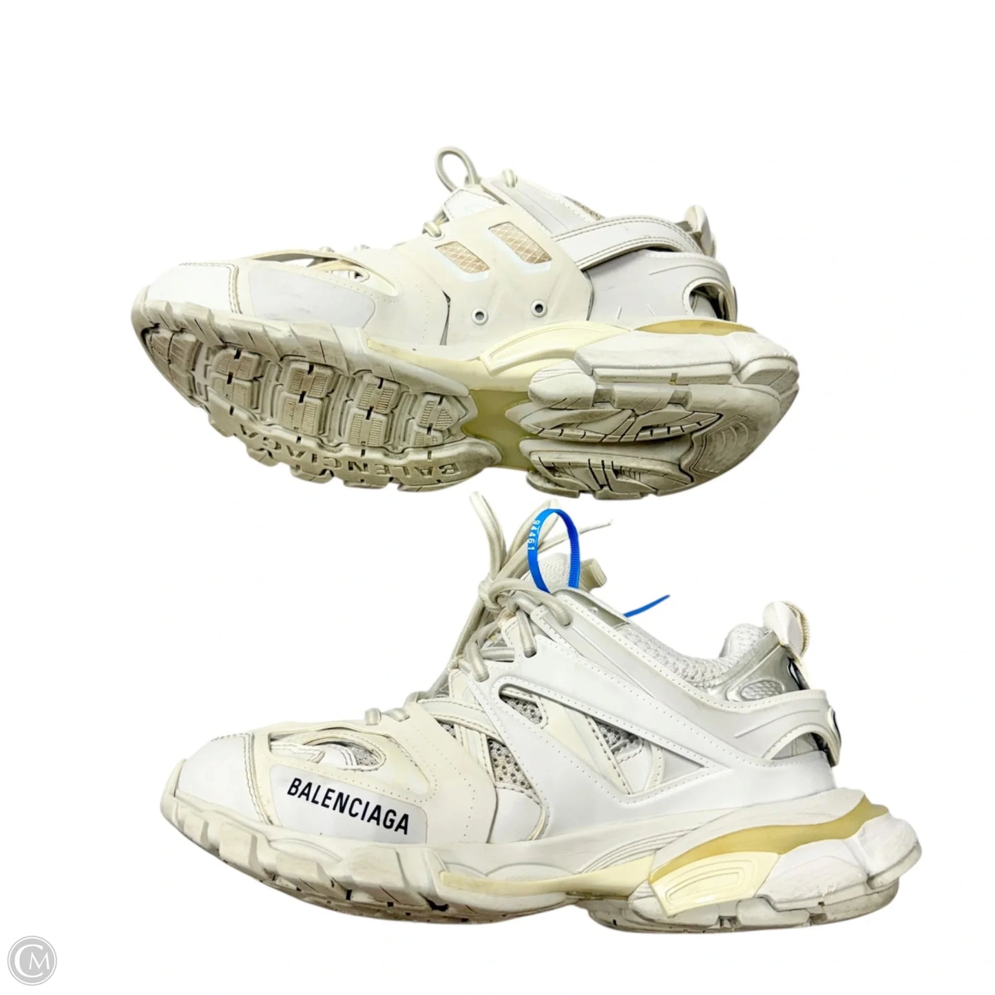 Shoes Luxury Designer By Balenciaga In White, Size: 9