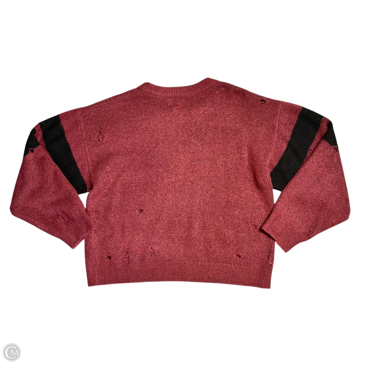 Sweater By Current Elliott In Maroon, Size: M
