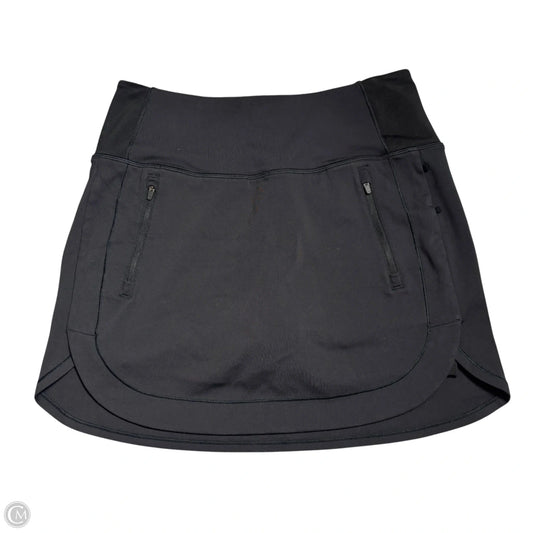 Athletic Skort By Athleta In Black, Size: S