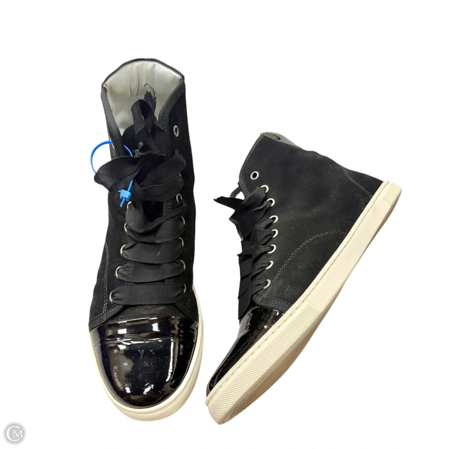 Shoes Luxury Designer By Lanvin In Black, Size: 7.5