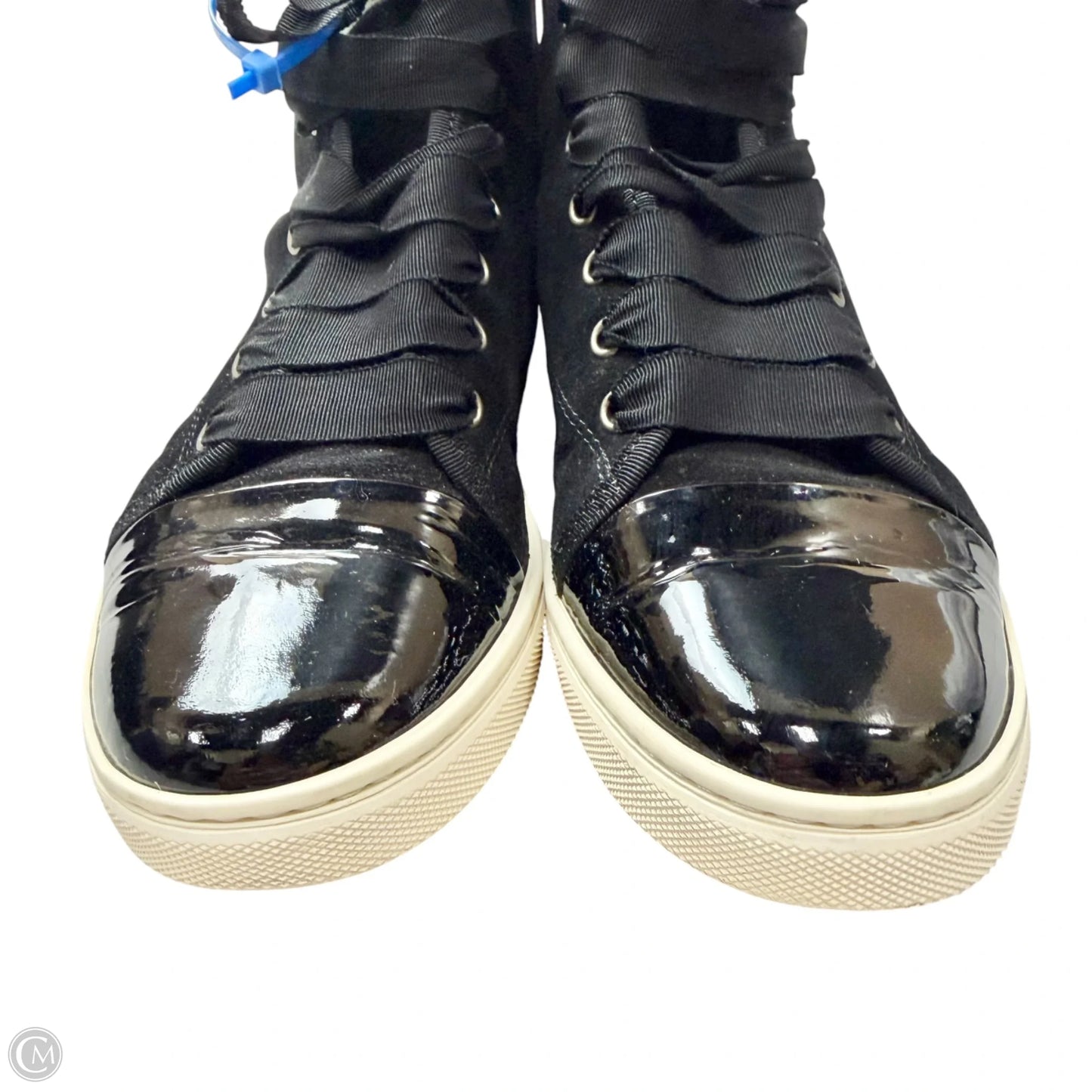 Shoes Luxury Designer By Lanvin In Black, Size: 7.5