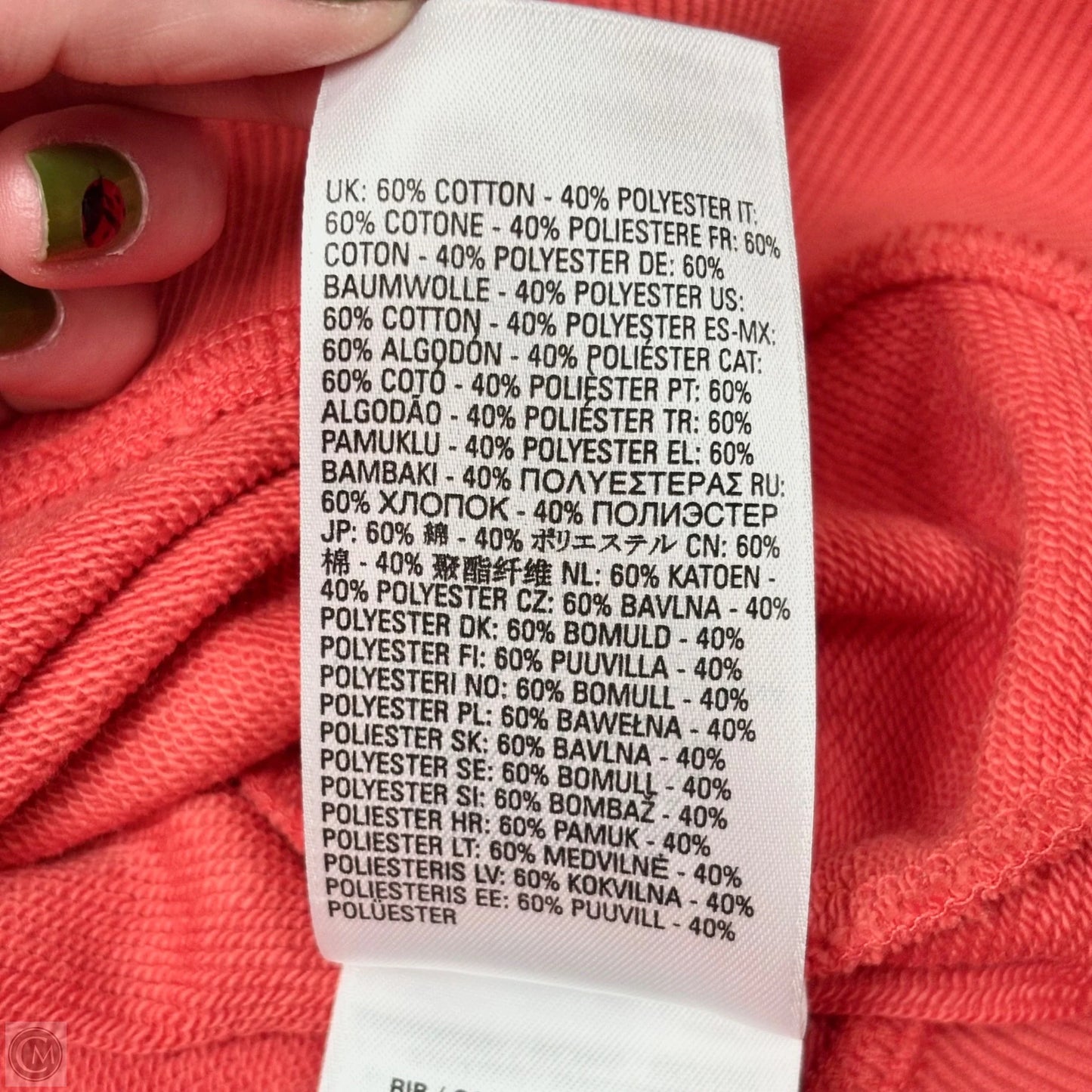 Athletic Sweatshirt Crewneck By Diesel In Orange, Size: L