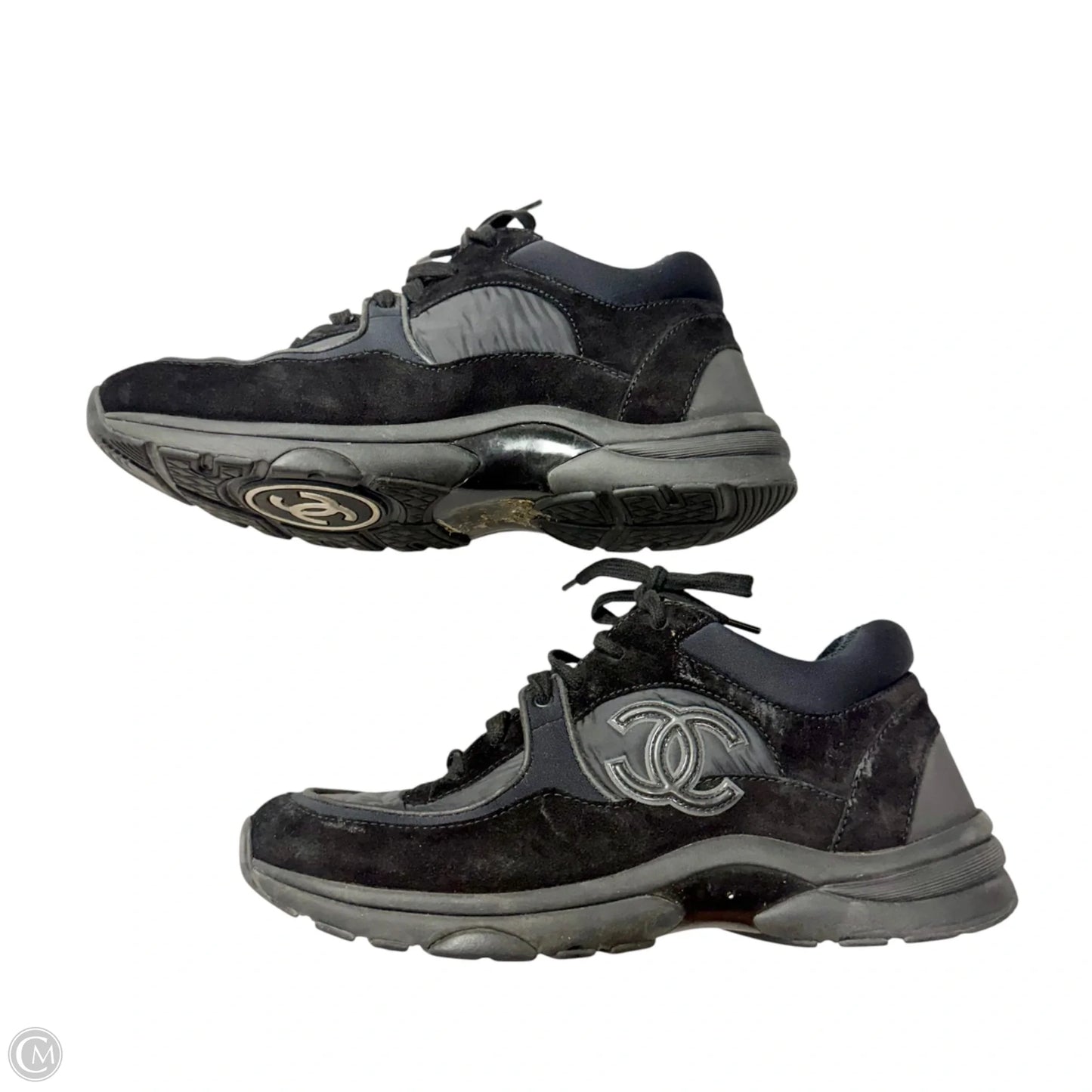 Shoes Luxury Designer By Chanel In Black, Size: 10.5