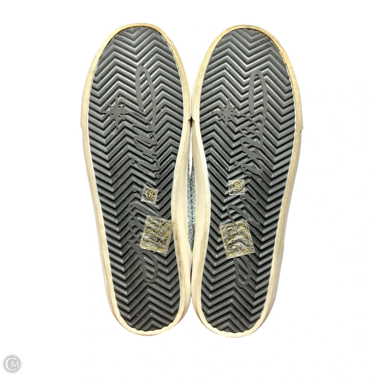 Shoes Sneakers By Miim In Brown & Silver, Size: 8