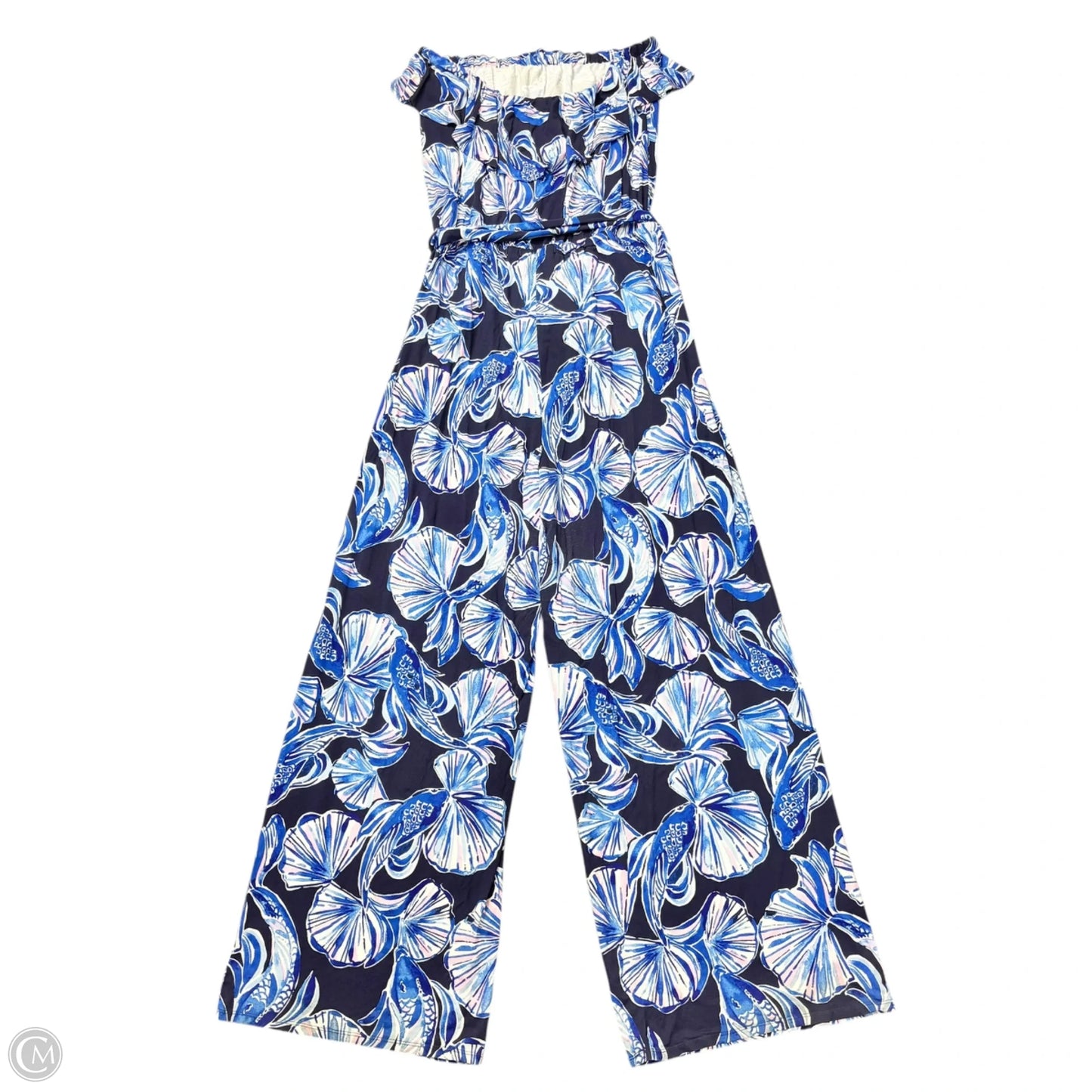 Jumpsuit Designer By Lilly Pulitzer In Blue & Pink, Size: Xl