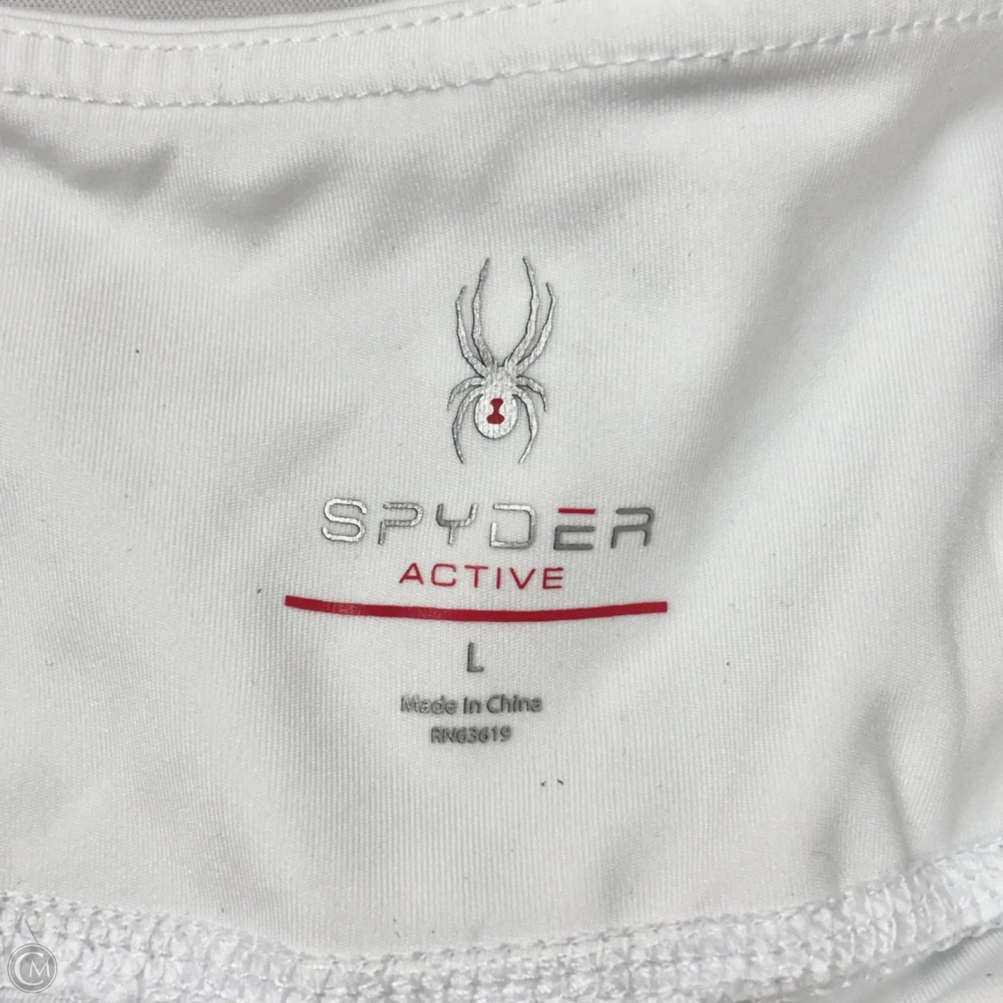 Athletic Shorts By Spyder In White, Size: L