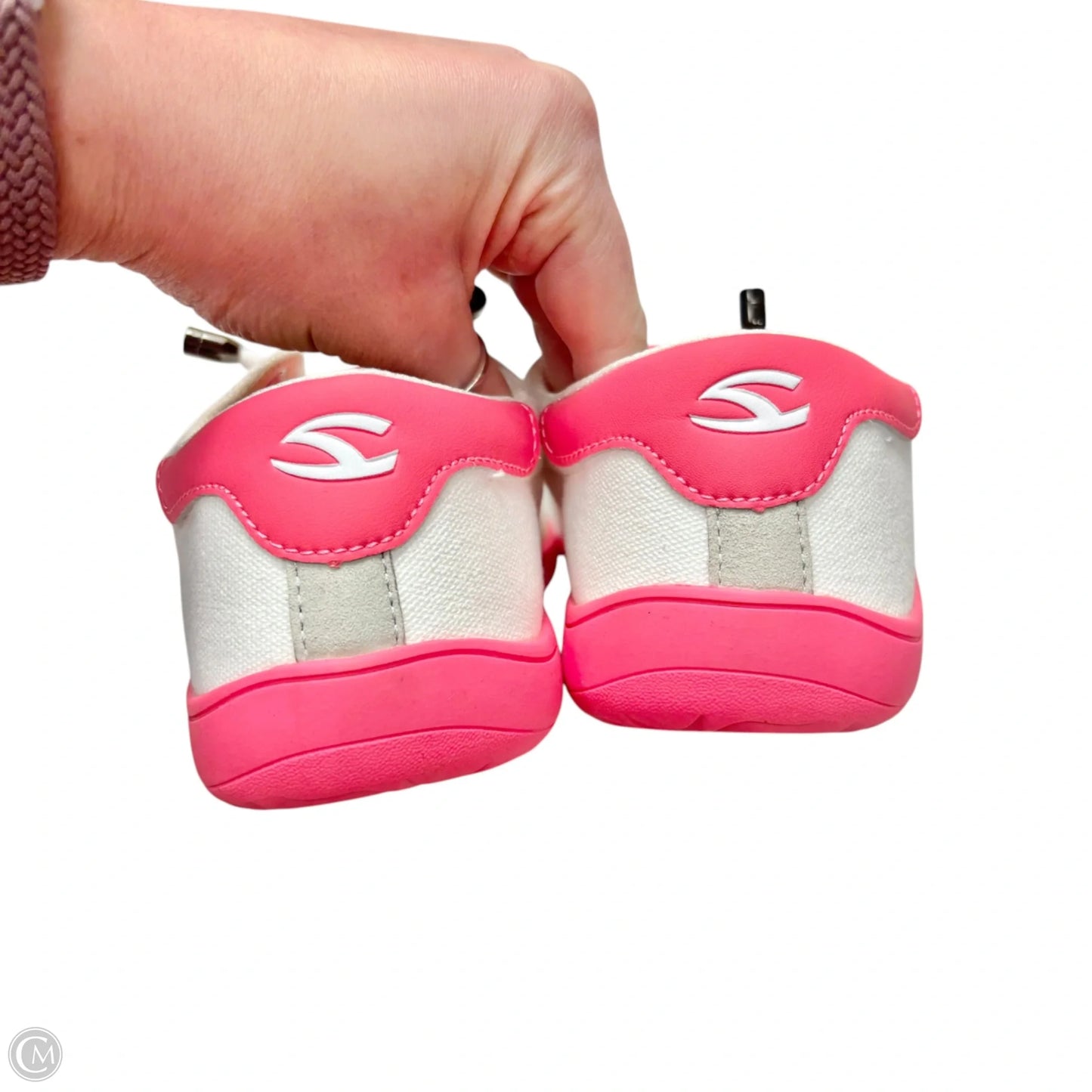 Shoes Sneakers By Hobibear In Pink & White, Size: 9.5