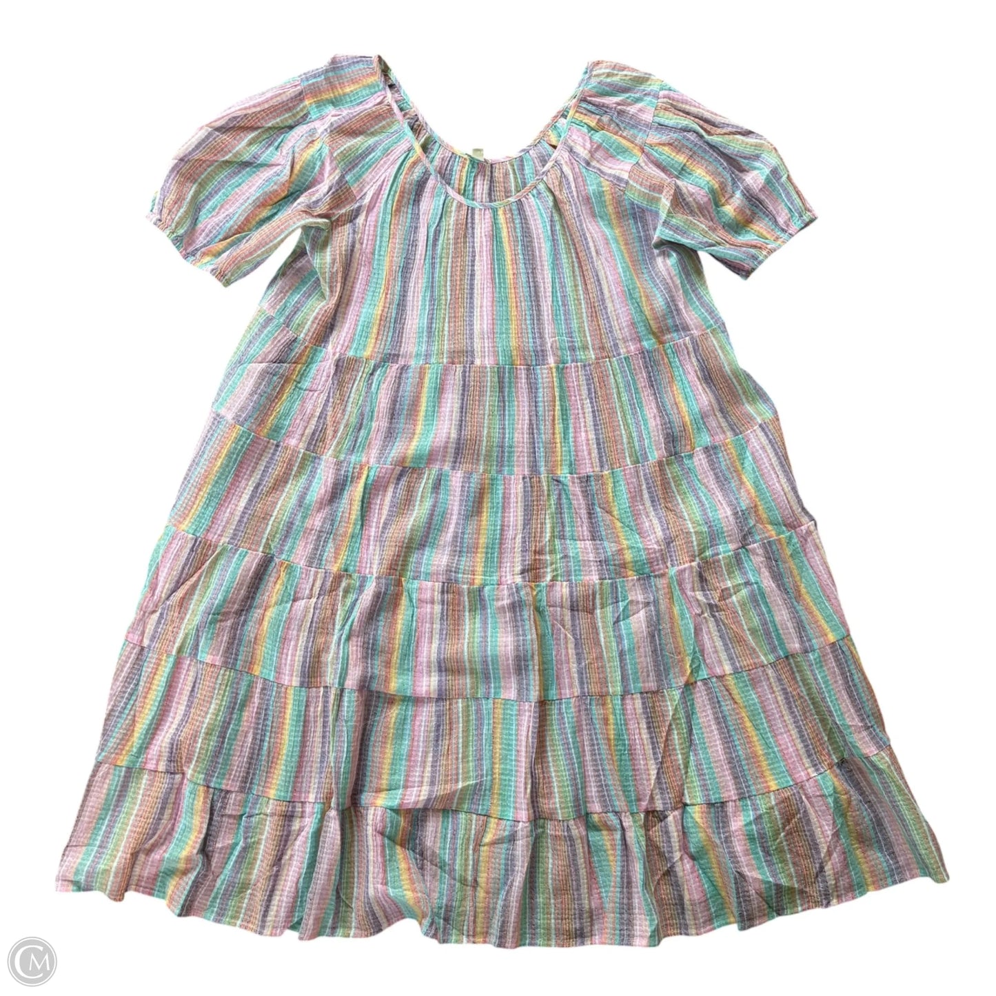 Swimwear Cover-up By J. Crew In Striped Pattern, Size: L