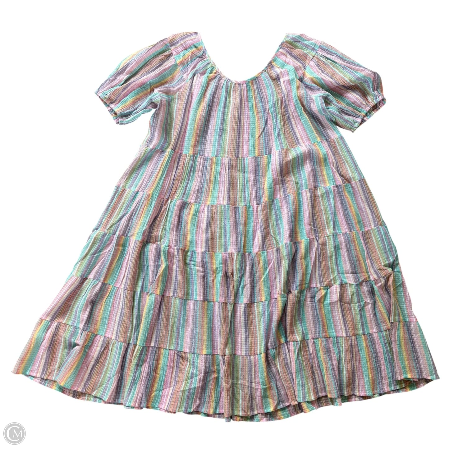 Swimwear Cover-up By J. Crew In Striped Pattern, Size: L