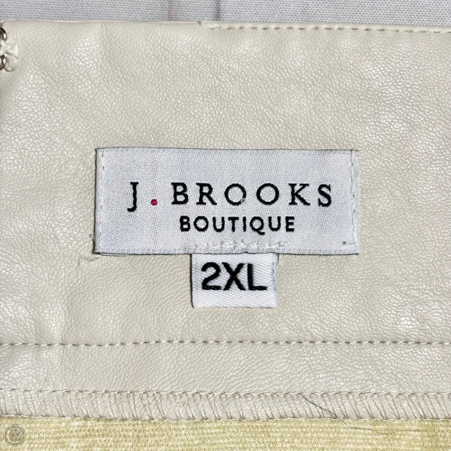 Skirt Midi By J. Brooks In Cream, Size: 2x