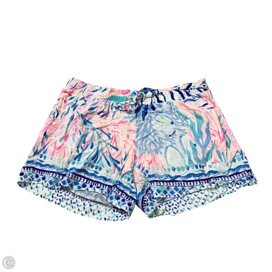 Shorts Designer By Lilly Pulitzer In Blue & Pink, Size: M