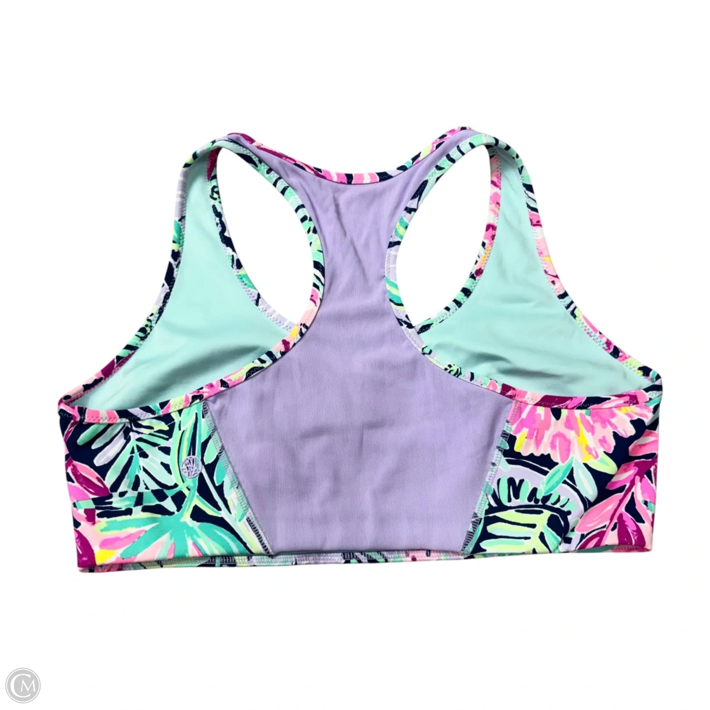 Athletic Bra Designer By Lilly Pulitzer In Blue & Green, Size: Xl