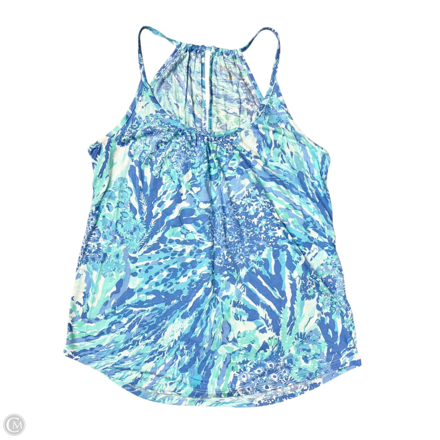 Tank Top Designer By Lilly Pulitzer In Blue, Size: M