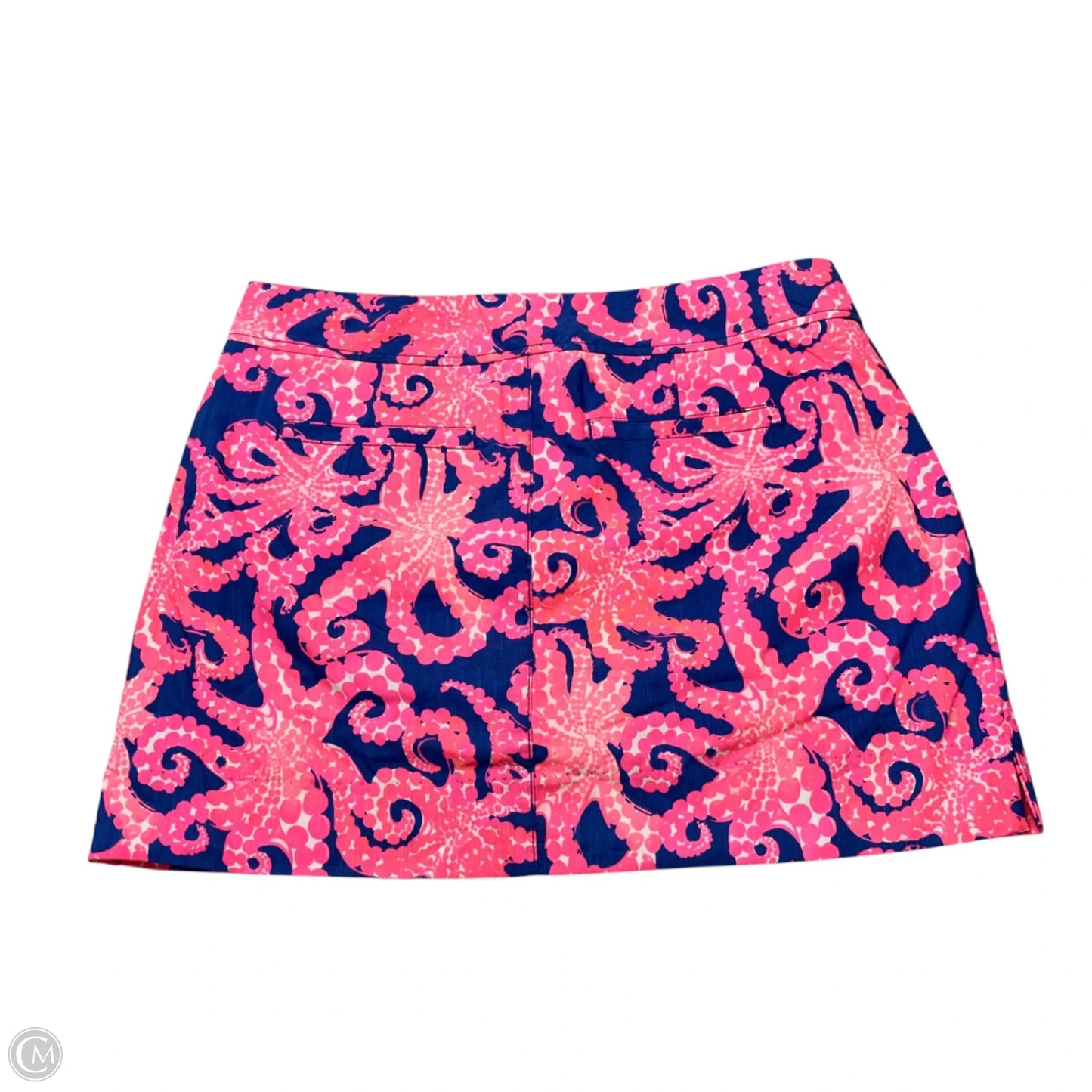 Skort Designer By Lilly Pulitzer In Blue & Pink, Size: 8