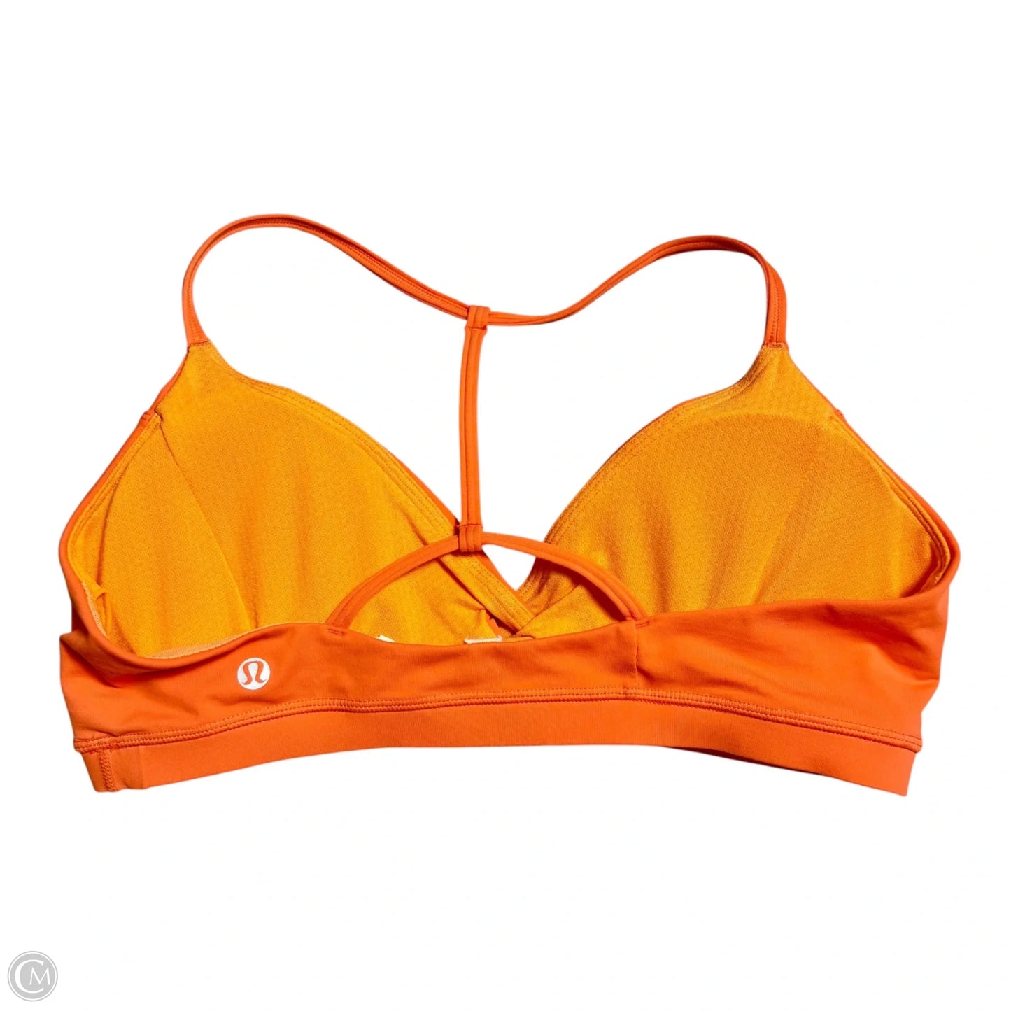 Athletic Bra By Lululemon In Orange, Size: M