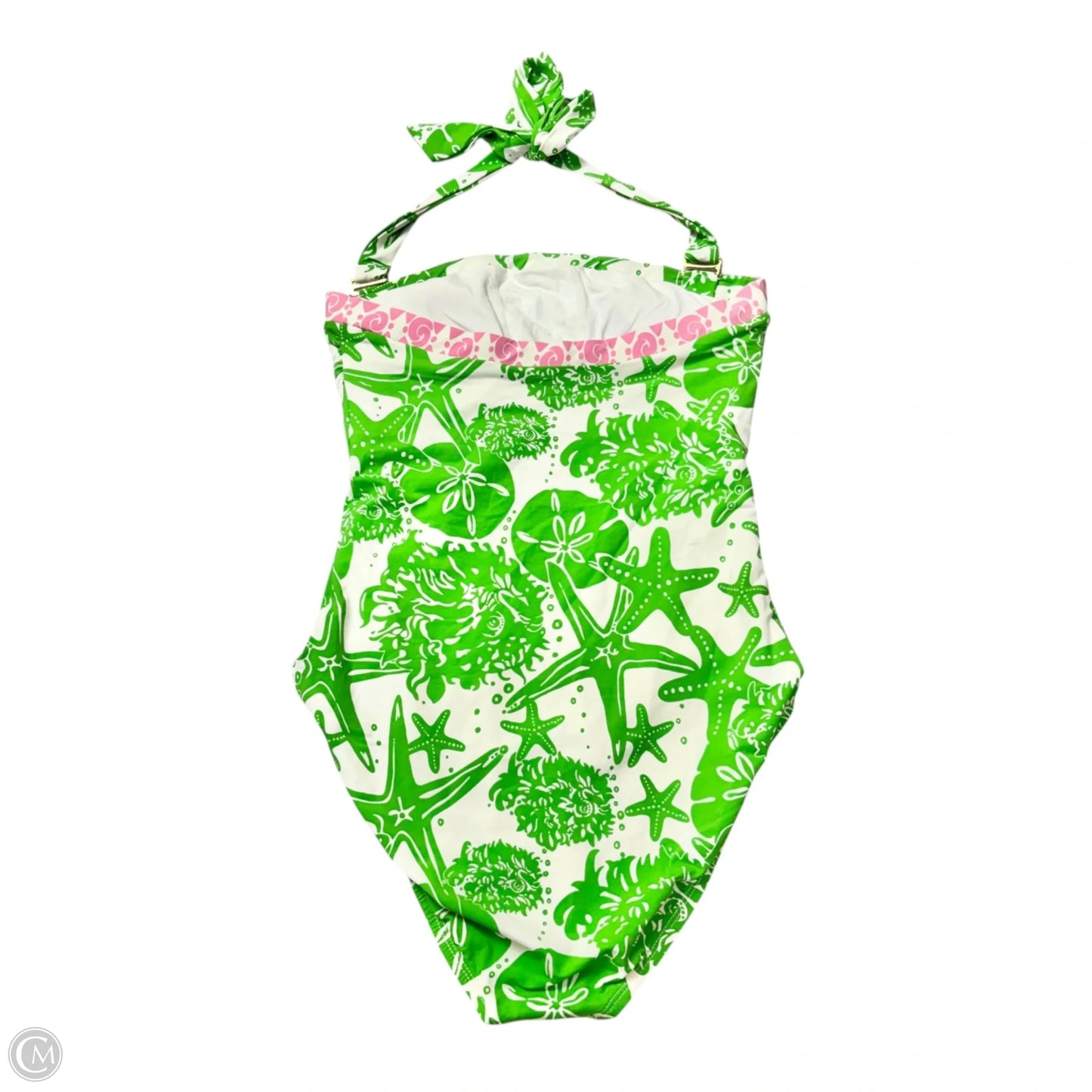 Swimsuit Designer By Lilly Pulitzer In Green & Pink, Size: 10