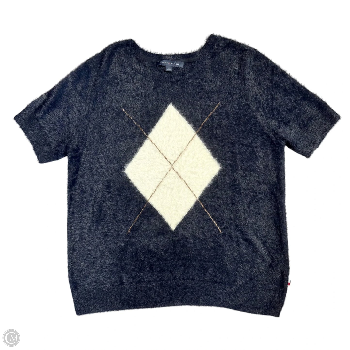 Sweater By Tommy Hilfiger In Navy, Size: L