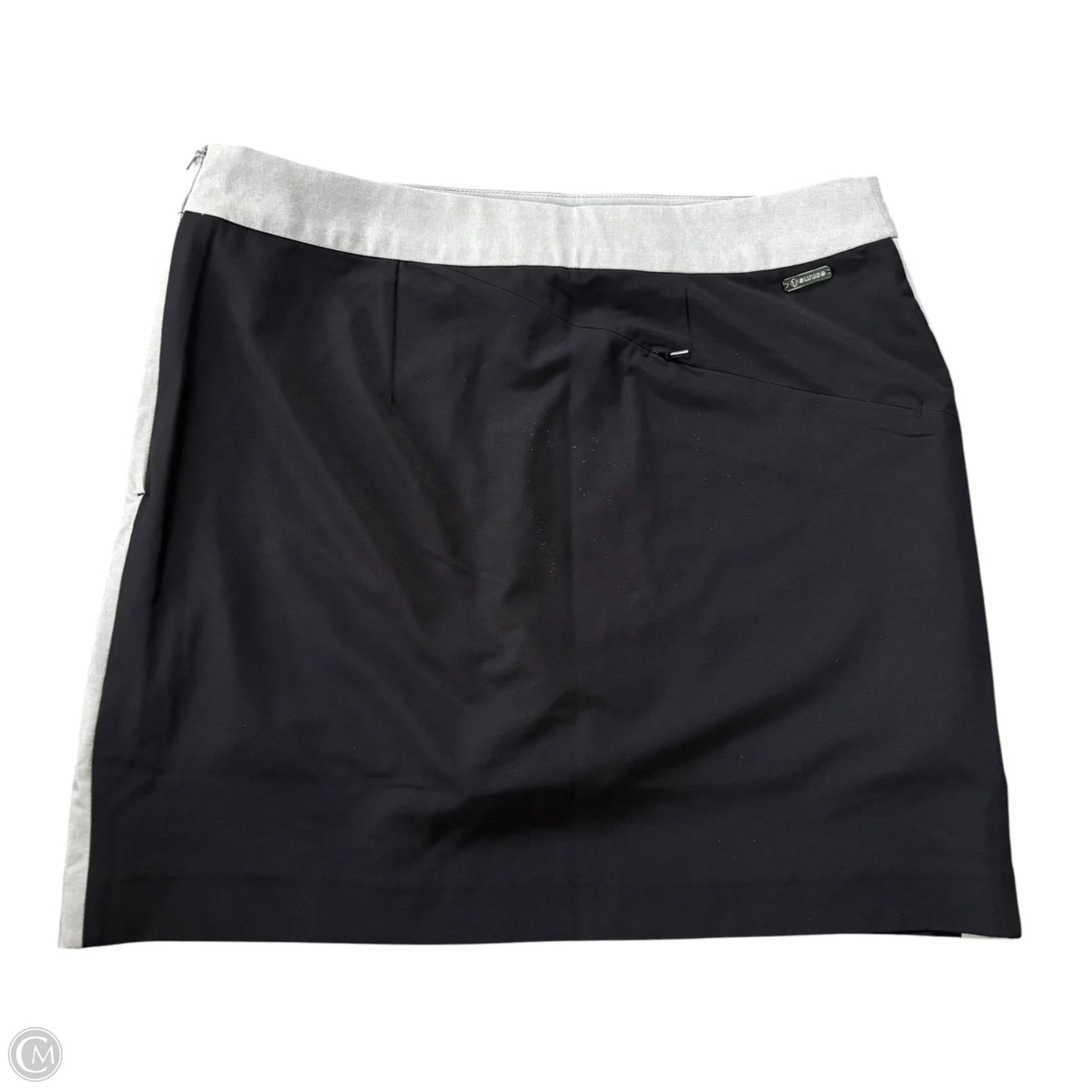 Athletic Skort By Sunice In Black & Grey, Size: 6