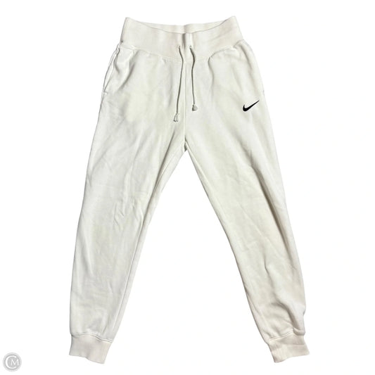 Athletic Pants By Nike In White, Size: S